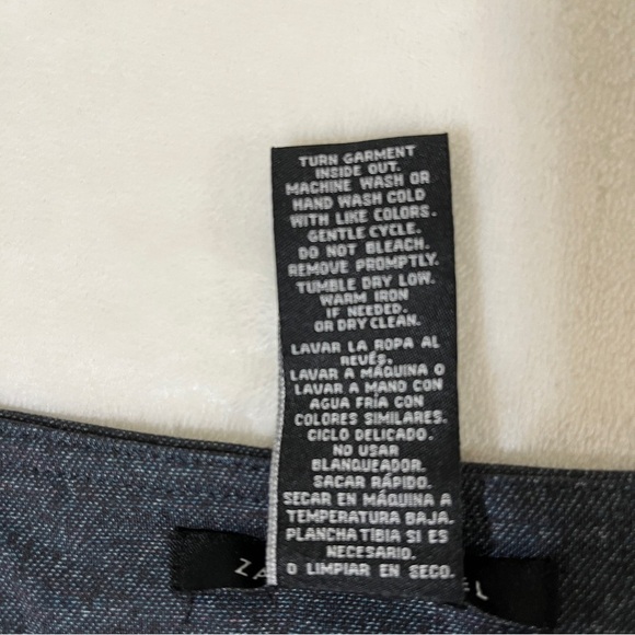 ZAC & RACHEL Womens Pull-on Stretchy Pants Dark Blue Size Large - Picture 4 of 9